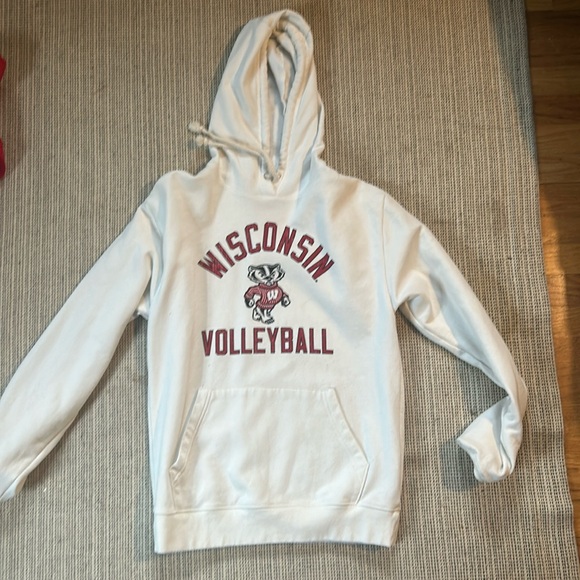 Wisconsin Badgers Volleyball Fan Apparel Hoodie - Picture 1 of 8